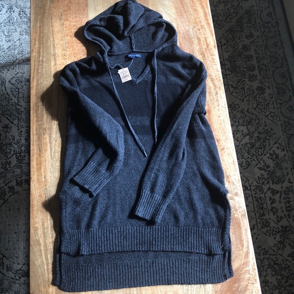 SOLD - American Eagle drawstring hooded sweater - Picture 3 of 3